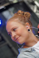 Anna Partué im September 2013 auf dem Ernst-Abbe-Platz in Jena