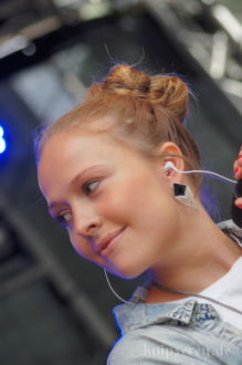 Anna Partué im September 2013 auf dem Ernst-Abbe-Platz in Jena