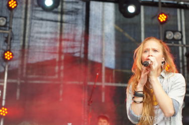 Anna Partué im September 2013 auf dem Ernst-Abbe-Platz in Jena