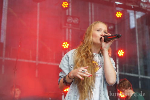 Anna Partué im September 2013 auf dem Ernst-Abbe-Platz in Jena