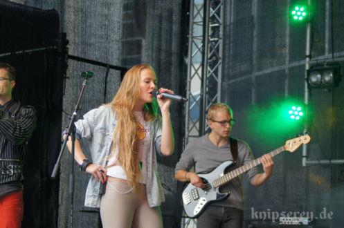 Anna Partué im September 2013 auf dem Ernst-Abbe-Platz in Jena