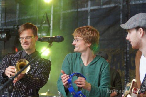 Anna Partué im September 2013 auf dem Ernst-Abbe-Platz in Jena