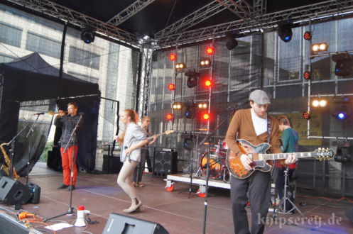 Anna Partué im September 2013 auf dem Ernst-Abbe-Platz in Jena
