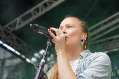 Anna Partué im September 2013 auf dem Ernst-Abbe-Platz in Jena