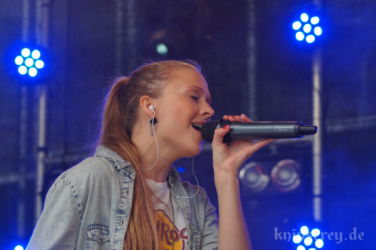 Anna Partué im September 2013 auf dem Ernst-Abbe-Platz in Jena