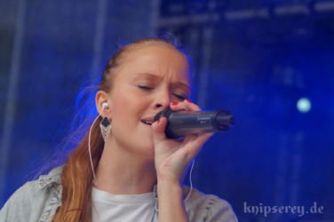 Anna Partué im September 2013 auf dem Ernst-Abbe-Platz in Jena