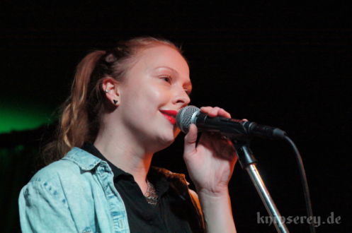 Anna Partué im Februar 2015 im Café Wagner in Jena