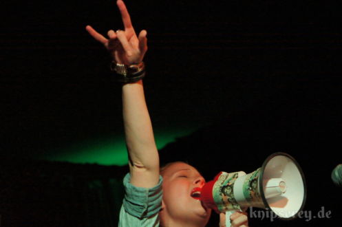 Anna Partué im Februar 2015 im Café Wagner in Jena