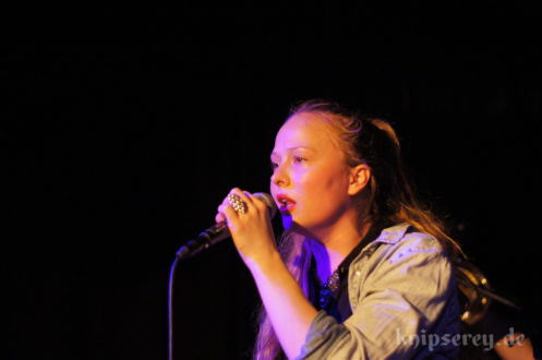 Anna Partué im Februar 2015 im Café Wagner in Jena