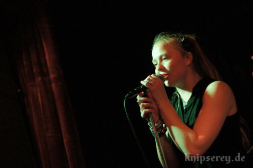 Anna Partué im Februar 2015 im Café Wagner in Jena