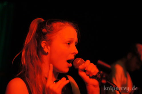 Anna Partué im Februar 2015 im Café Wagner in Jena
