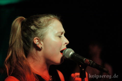 Anna Partué im Februar 2015 im Café Wagner in Jena