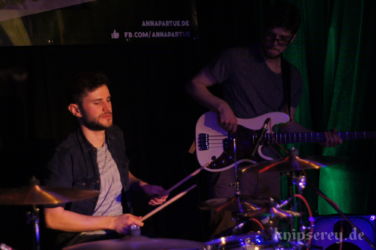 Anna Partué im Februar 2015 im Café Wagner in Jena