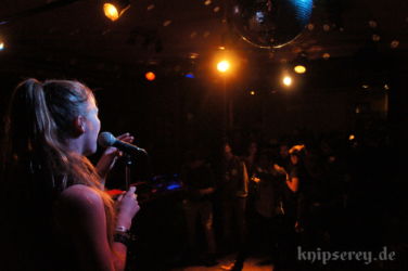 Anna Partué im Februar 2015 im Café Wagner in Jena