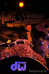 Anna Partué im Februar 2015 im Café Wagner in Jena