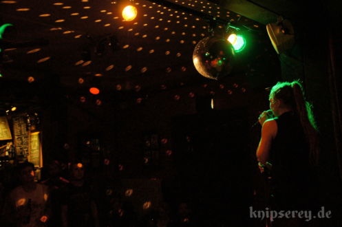 Anna Partué im Februar 2015 im Café Wagner in Jena