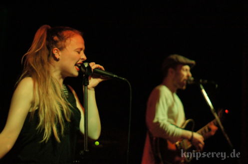 Anna Partué im Februar 2015 im Café Wagner in Jena