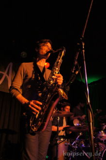 Anna Partué im Februar 2015 im Café Wagner in Jena