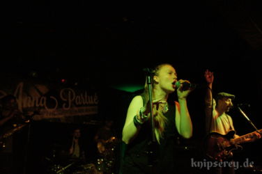 Anna Partué im Februar 2015 im Café Wagner in Jena