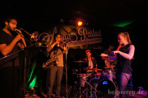 Anna Partué im Februar 2015 im Café Wagner in Jena