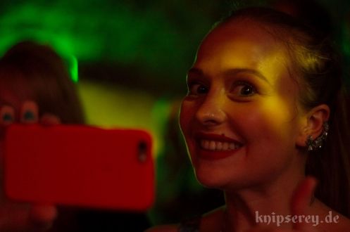 Anna Partué im Mai 2015 im Rosenkeller in Jena