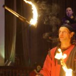 Feuershow mit Gaukler Kasper