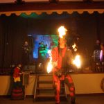 Feuershow mit Gaukler Kasper