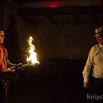 Feuershow mit Gaukler Kasper