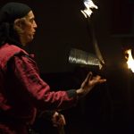 Feuershow mit Gaukler Kasper