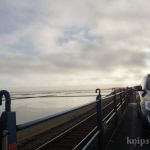 auf dem Autozug Sylt, Fahrt über den Hindenburgdamm auf dem Autozug Sylt, Fahrt über den Hindenburgdamm