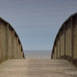 Am Strand von Munkmarsch - Brücke auf dem Weg in Richtung Keitum Am Strand von Munkmarsch - Brücke auf dem Weg in Richtung Keitum