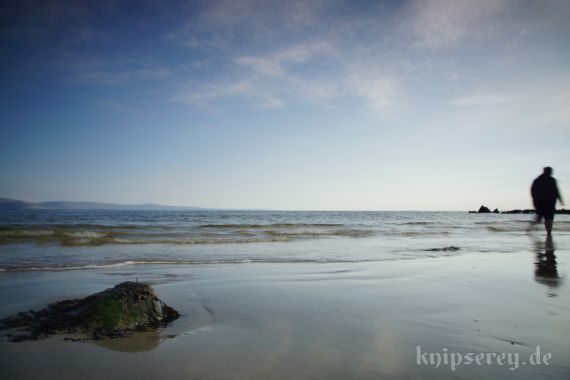 kurze Strand-Pause auf dem Weg nach Galway